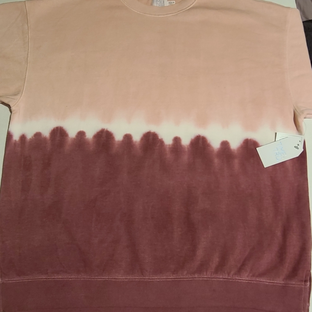 Time and Tru Pink Sweat Shirt